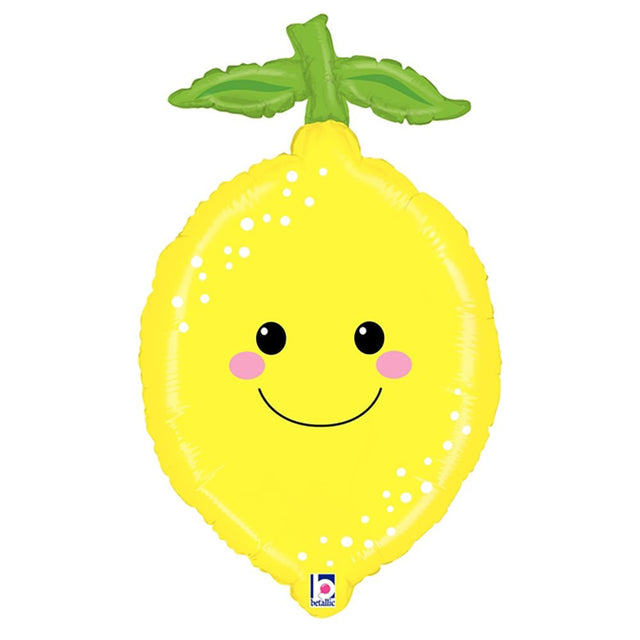 Lemon Foil Balloon 29 Inch Produce Pals
