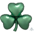 Shamrock Foil Balloon 29 Inch Satin Emerald