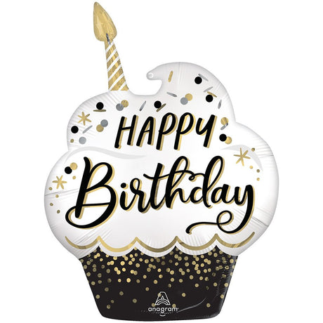 Birthday Foil Balloon Cupcake