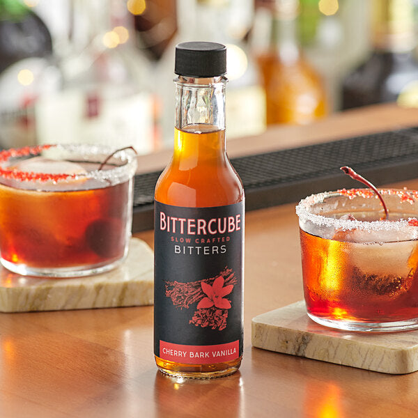 Bittercube 5 fl. oz. Cherry Bark Vanilla Bitters - 12/Case