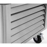 Atosa MBF8507GR 2 Section Reach-In Bottom Mount Refrigerator 54-3/8"W x 31-1/2"D x 83-1/8"H with 2 Locking Solid Doors