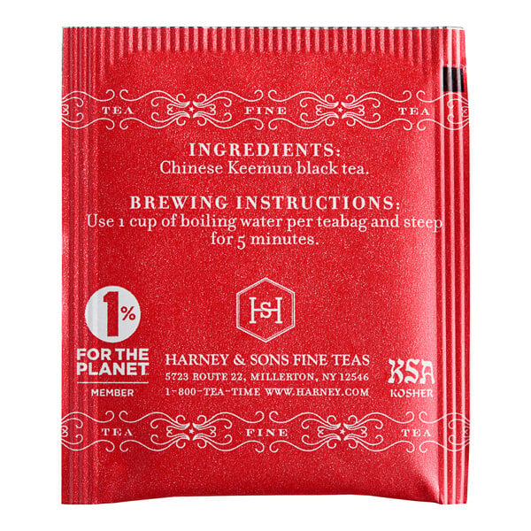Harney & Sons English Breakfast Tea Bags - 300/Case