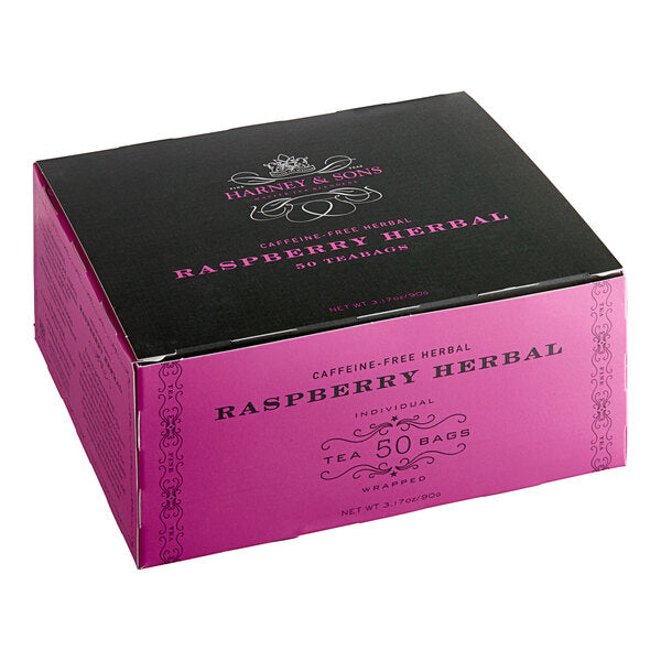 Harney & Sons Raspberry Herbal Tea Bags - 300/Case