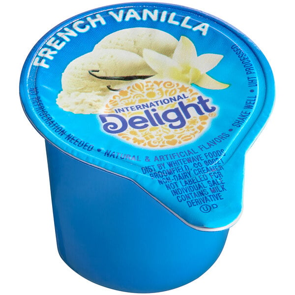 International Delight French Vanilla Single Serve Non-Dairy Creamer - 144/Case