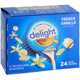 International Delight French Vanilla Single Serve Non-Dairy Creamer - 144/Case