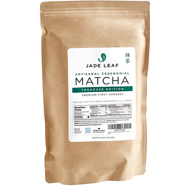Jade Leaf Ceremonial Teahouse Edition Matcha Powder 1 lb. (454g) - 6/Case