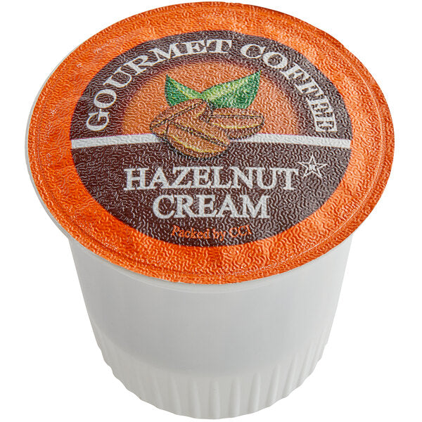 Caffe de Aroma Hazelnut Cream Coffee Single Serve Cups - 72/Case