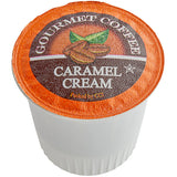 Caffe de Aroma Caramel Cream Coffee Single Serve Cups - 72/Case