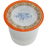 Caffe de Aroma Decaf Hazelnut Coffee Single Serve Cups - 72/Case