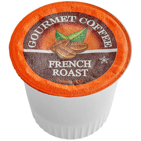 Caffe de Aroma French Roast Coffee Single Serve Cups - 96/Case