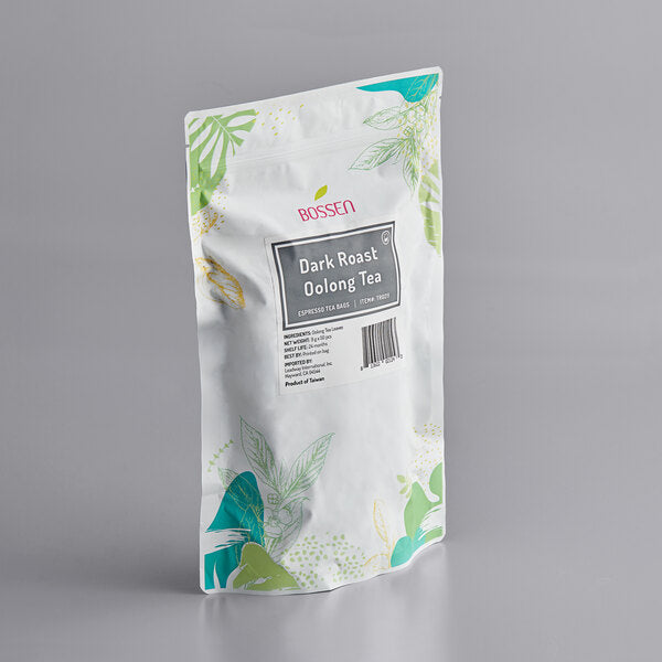 Bossen Dark Roast Oolong Ground Tea Bags - 1,000/Case