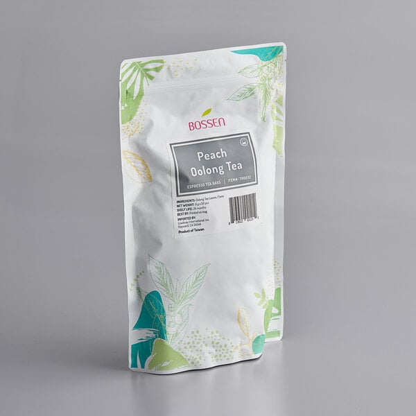 Bossen Peach Oolong Ground Tea Bags - 1,000/Case
