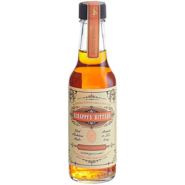 Scrappy's Bitters Seville Orange Bitters 5 fl. oz. - 12/Case