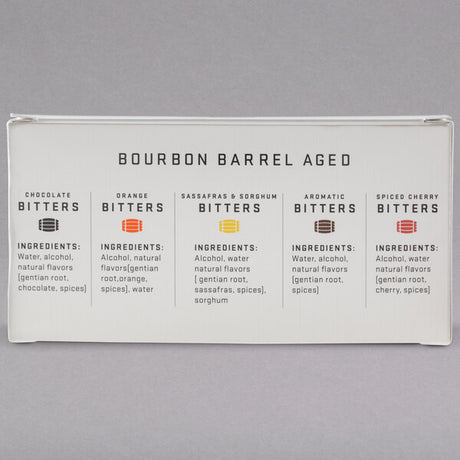 Woodford Reserve Five-Pack Dram Set Bourbon Barrel Aged Bitters - 12/Case