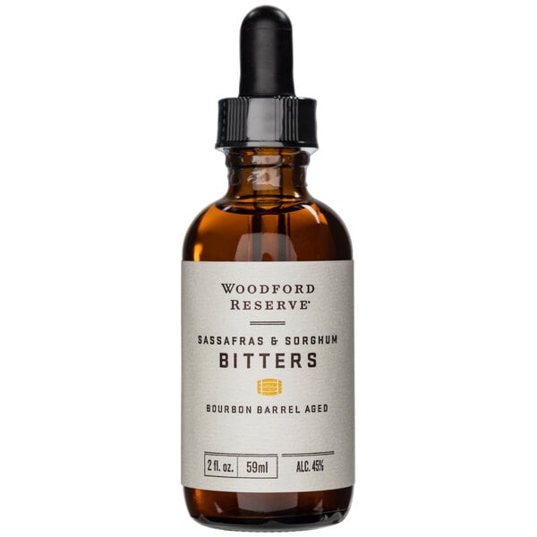 Woodford Reserve 2 fl. oz. Kentucky Sorghum & Sassafras Bitters - 6/Case