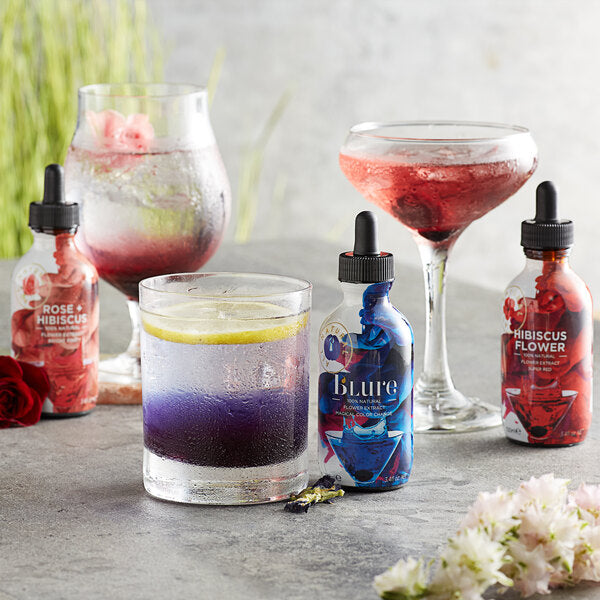 Wild Hibiscus 3.4 fl. oz. Hibiscus Floral Extract - 6/Case