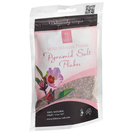 Wild Hibiscus Hibiscus Pyramid Salt Flakes 3.5 oz. - 12/Case