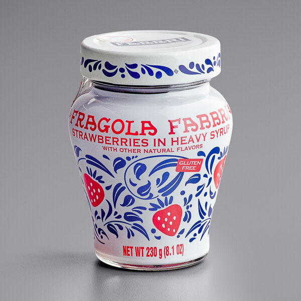 Fabbri Wild Strawberries in Syrup 8 oz. (230 g) - 6/Case