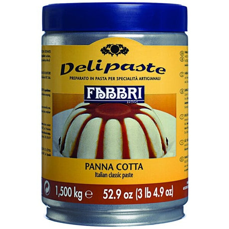 Fabbri Delipaste 1.5 kg Panna Cotta Flavoring Paste - 8/Case