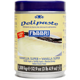 Fabbri Delipaste 1.5 kg Vanilla Super Flavoring Paste - 8/Case