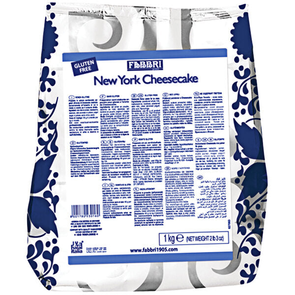 Fabbri 1 kg New York Cheesecake Flavoring Powder - 6/Case