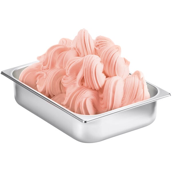 Fabbri 1.25 kg Blood Orange Simple One-Step Soft Serve / Frozen Dessert Mix - 12/Case