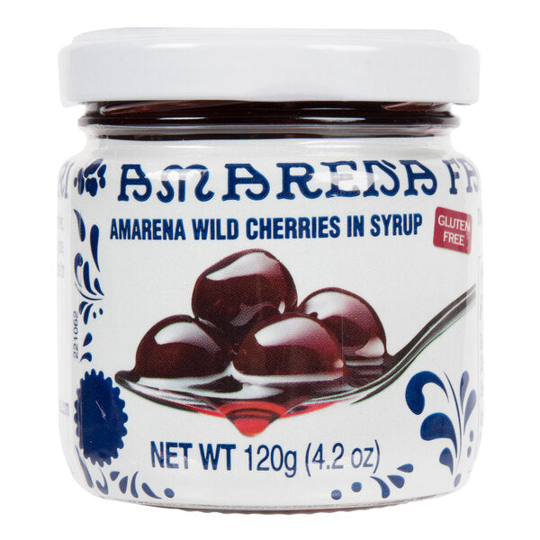 Fabbri Amarena Cherries in Syrup 4 oz. (120 g) - 24/Case