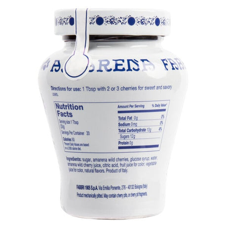 Fabbri Amarena Cherries in Syrup 14 oz. (400 g) - 6/Case