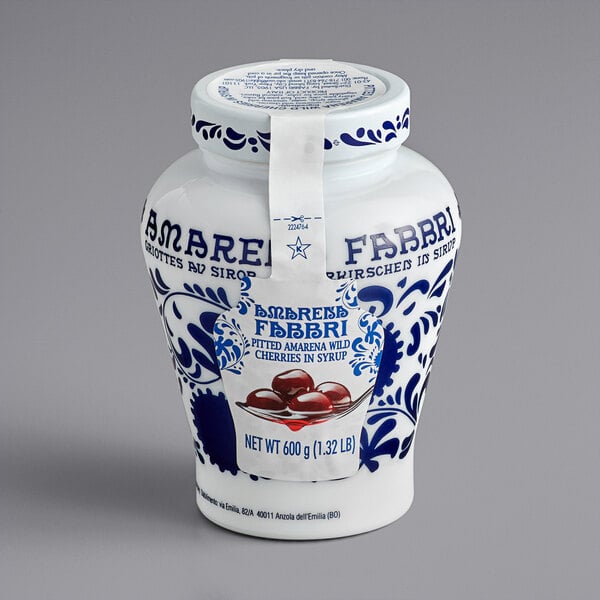 Fabbri Amarena Cherries in Syrup 21 oz. (600 g) - 6/Case