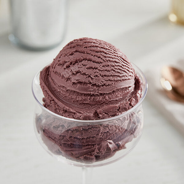 I. Rice Black Raspberry Hard Serve Ice Cream Puree 1 Gallon - 4/Case