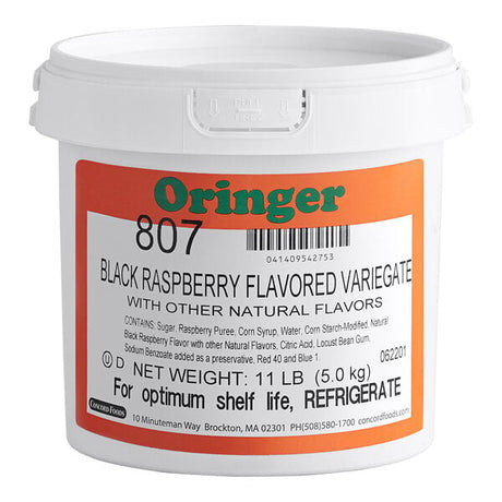 Oringer Black Raspberry Variegate 11 lb. - 2/Case