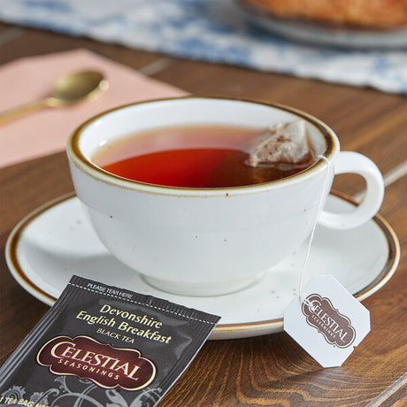 Celestial Seasonings Devonshire English Breakfast Black Tea Bags - 150/Case