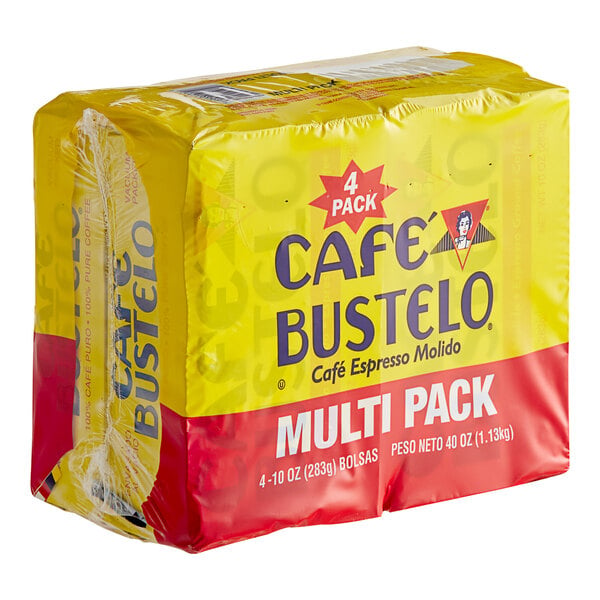 Cafe Bustelo Espresso Ground Coffee Brick 10 oz. - 24/Case
