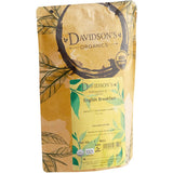 Davidson's Organic English Breakfast Loose Leaf Tea 1 lb. - 40/Case