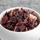 Davidson's Organic Hibiscus Flowers Whole Herbal Loose Leaf Tea 1 lb. - 20/Case