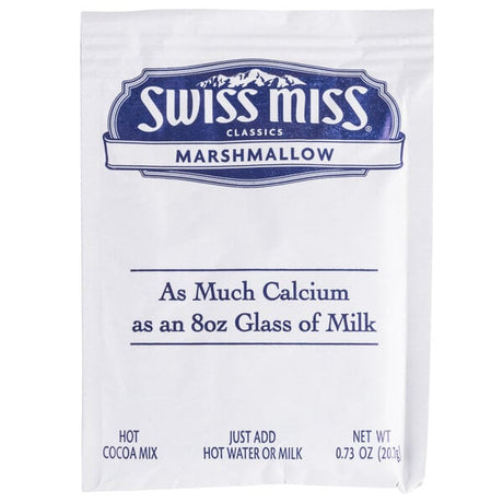 Swiss Miss Hot Cocoa Mix with Marshmallows Packet - 300/Case