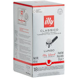 illy Classico Lungo Single Serve Espresso Pods - 216/Case