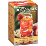 Bigelow Botanicals Strawberry Lemon Orange Blossom Cold Water Infusion Tea Bags - 108/Case