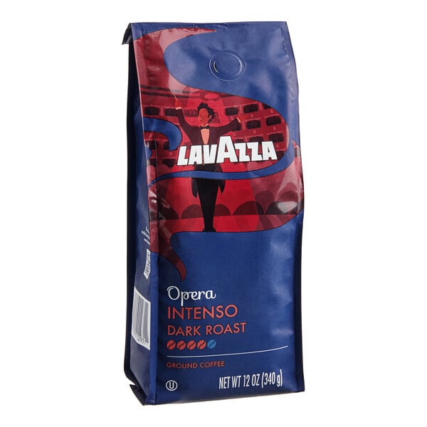 Lavazza Intenso Ground Coffee 12 oz. - 6/Case
