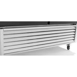 Atosa MCF8703GR 2-Section Bottom Mount Freezer Merchandiser 54.41"W x 31.5"D x 84.06"H w/2 Self-Closing Glass Doors w/Locks