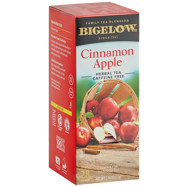 Bigelow Cinnamon Apple Herbal Tea Bags - 168/Case