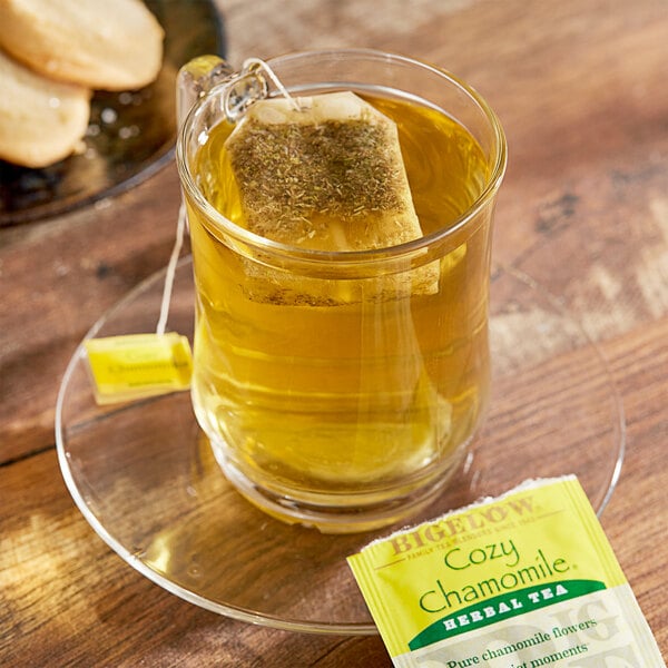 Bigelow Cozy Chamomile Herbal Tea Bags - 168/Case