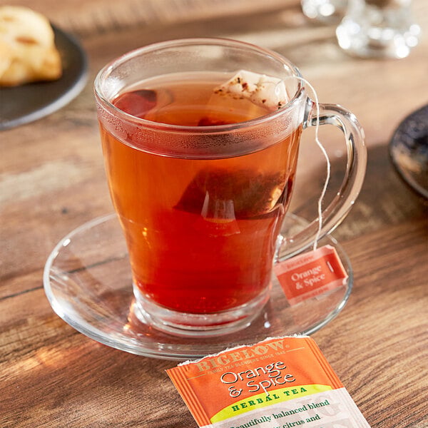 Bigelow Orange & Spice Herbal Tea Bags - 168/Case