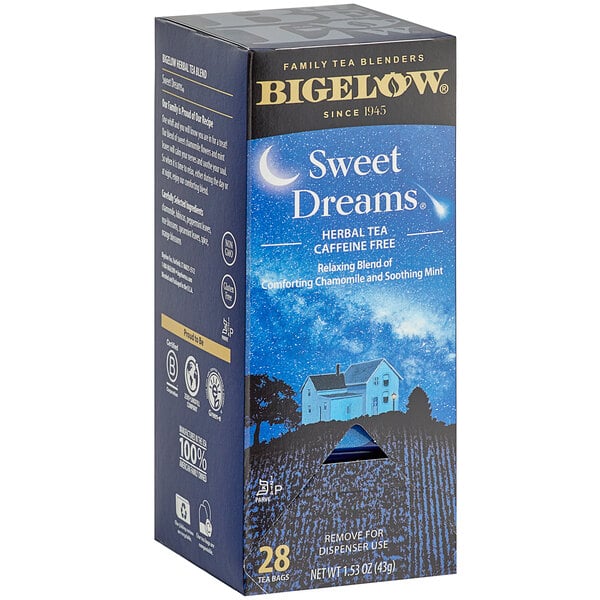 Bigelow Sweet Dreams Herbal Tea Bags - 168/Case