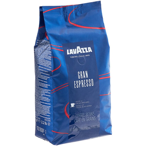 Lavazza Gran Espresso Whole Bean Espresso 2.2 lb. - 6/Case