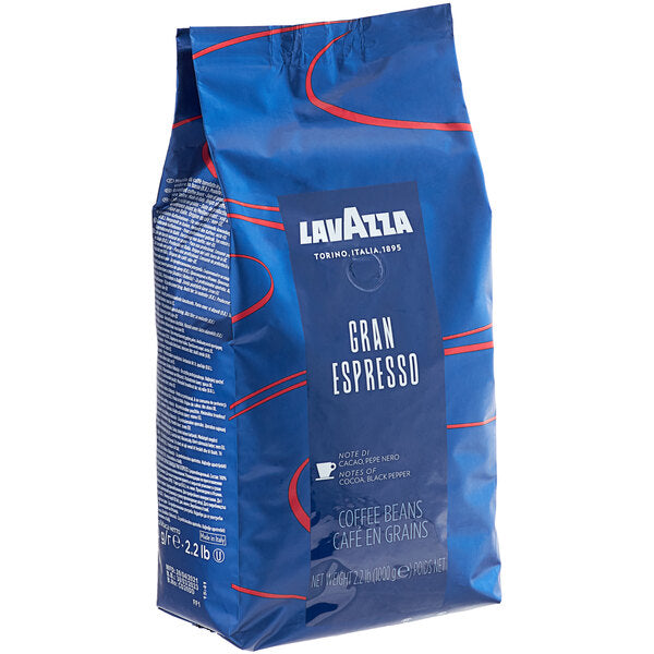 Lavazza Gran Espresso Whole Bean Espresso 2.2 lb. - 6/Case