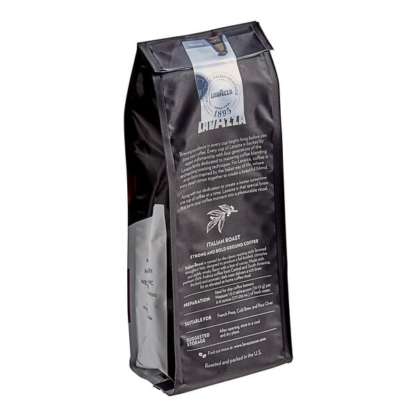 Lavazza Italian Roast Ground Coffee 12 oz. - 6/Case