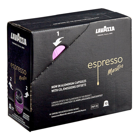 Lavazza Espresso Maestro Intenso Single Serve Capsules for Nespresso* Original Machines - 60/Case