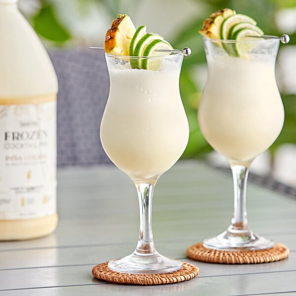 Narvon Pina Colada Frozen Cocktail Mix Concentrate 1/2 Gallon - 6/Case