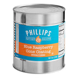Phillips Blue Raspberry Ice Cream Shell Coating - #10 Can - 6/Case